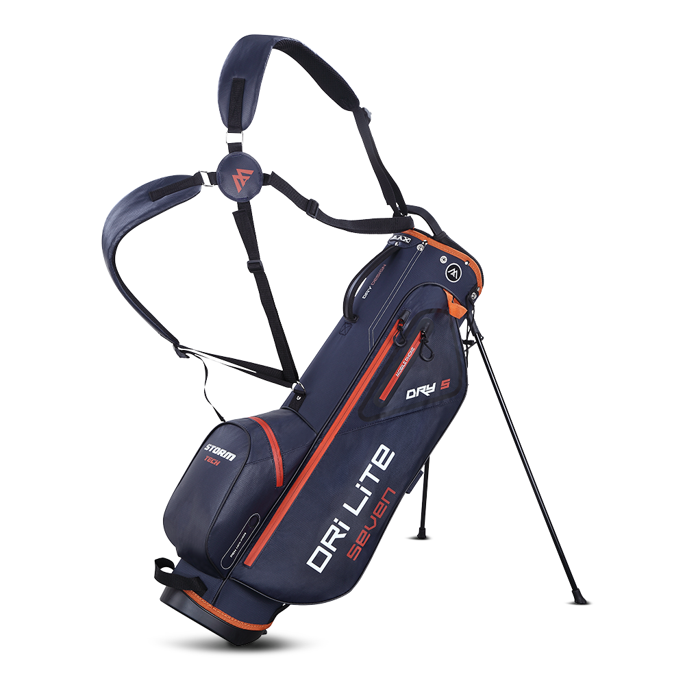 Big Max Dri Lite Seven G Golf Stand Bag - Steel Blue Rust 2024 Steel Blue / Rust  