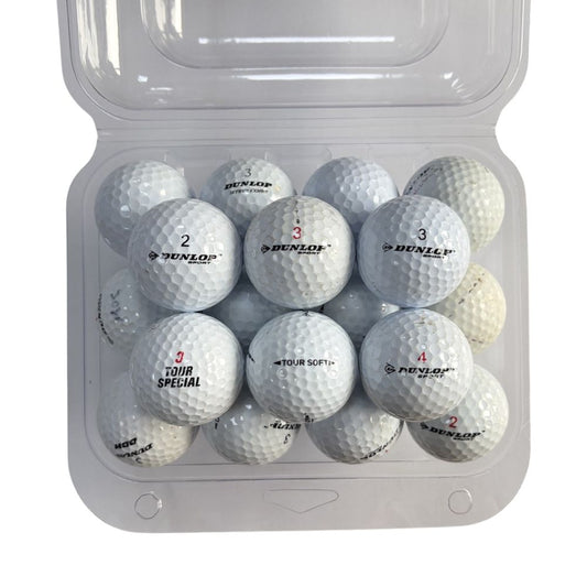 Dunlop Grade C Recycled Golf Balls - 24 Pack - White Grade C