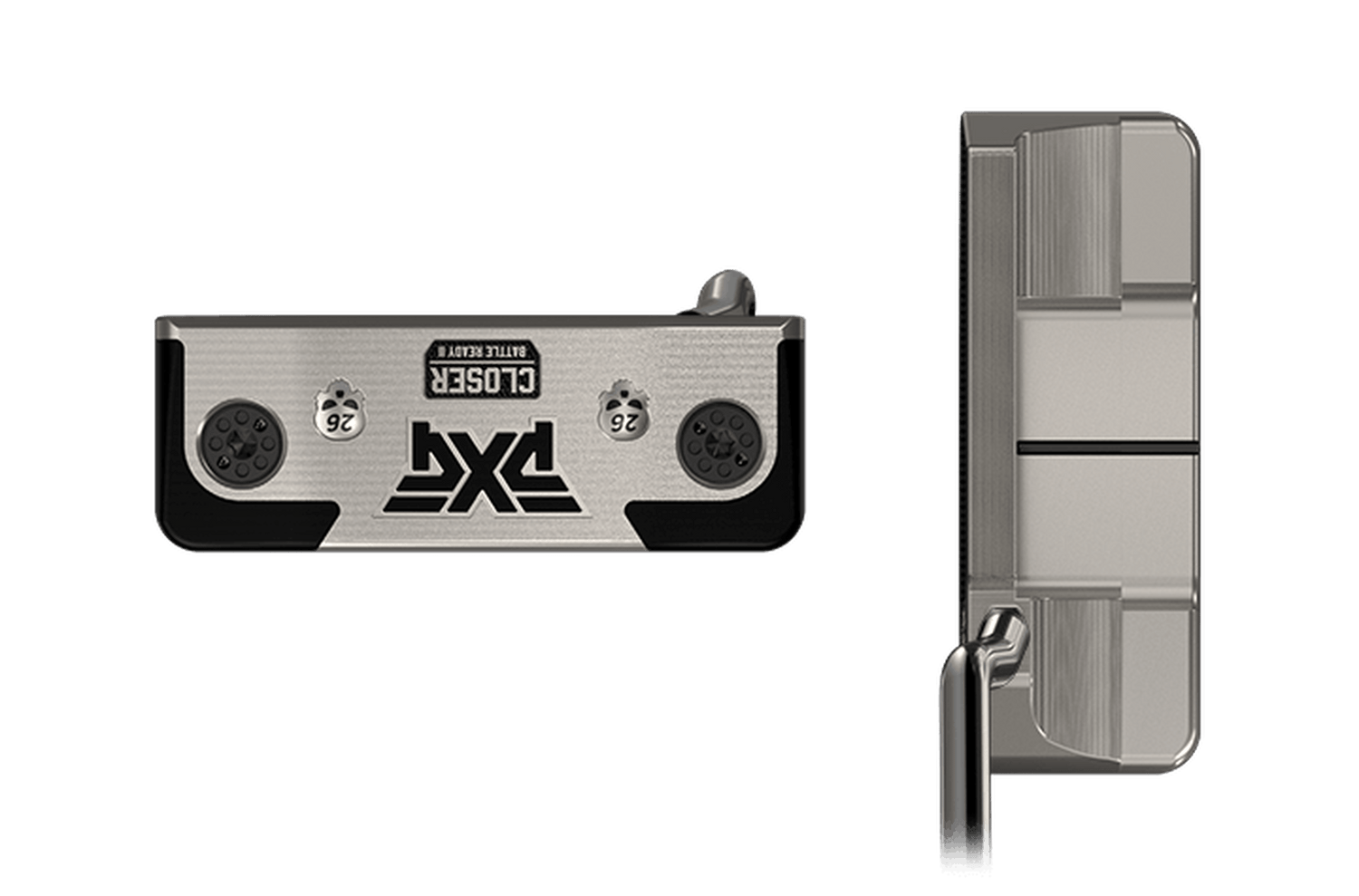 PXG Golf Battle Ready II Closer Putter Double Bend Neck Right Hand 34