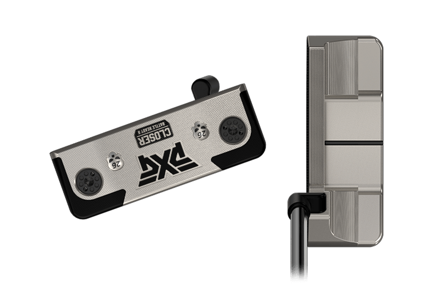 PXG Golf Battle Ready II Closer Putter Plumber Neck Right Hand 34