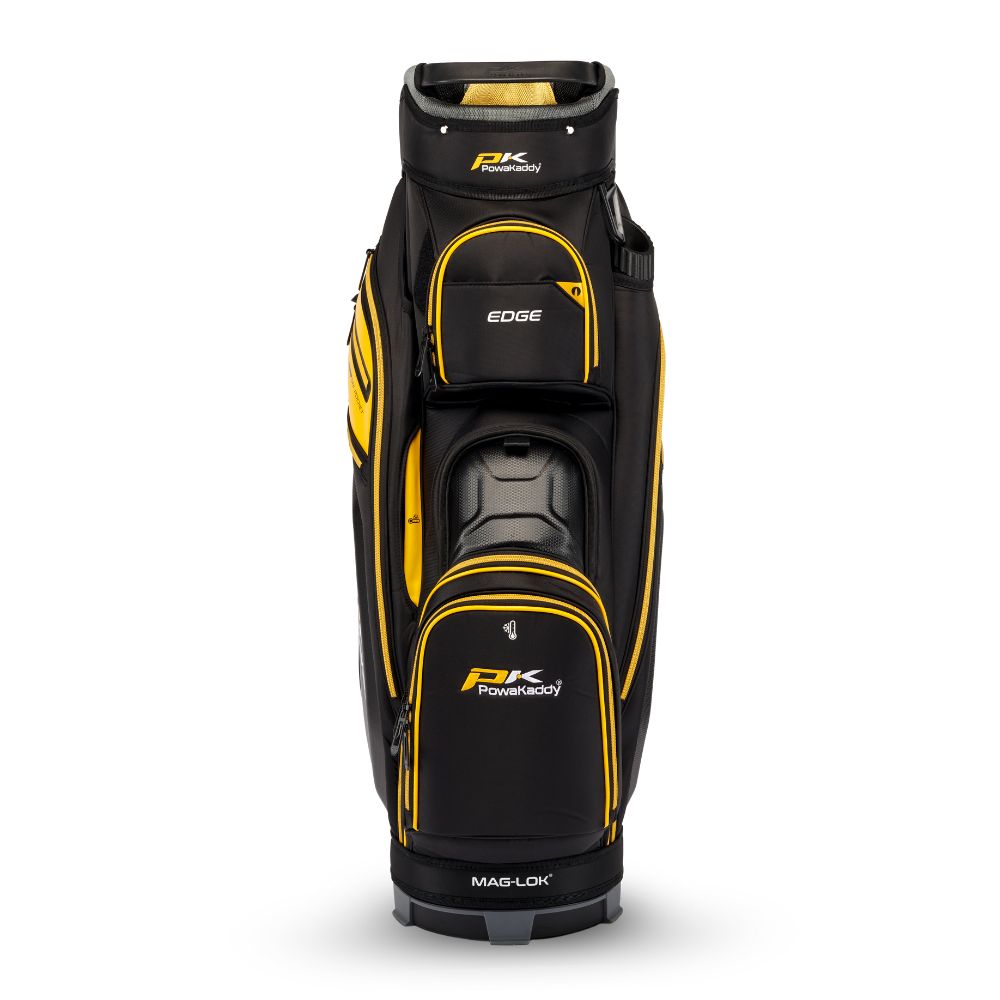 Powakaddy Edge Golf Cart Bag 2025 - Black / Yellow