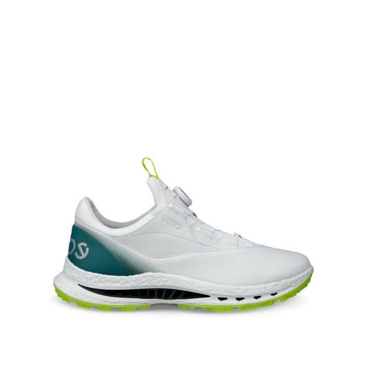 Ecco Biom C5 BOA Leather Men's Spikeless Golf Shoes 2026 - 132614-61475 White / Bay Green 61475 EU41 UK7.5