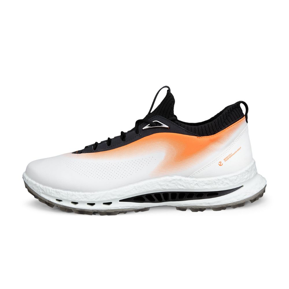 Ecco Biom C5 Leather Men's Spikeless Golf Shoes 2026 - 132604-61921 White / Ibis 61921 EU42 UK8-8.5