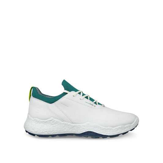 Ecco Biom H5 Leather Men's Spikeless Golf Shoes 2026 - 138014-61475 White / Bay Green 61475 EU42 UK8-8.5