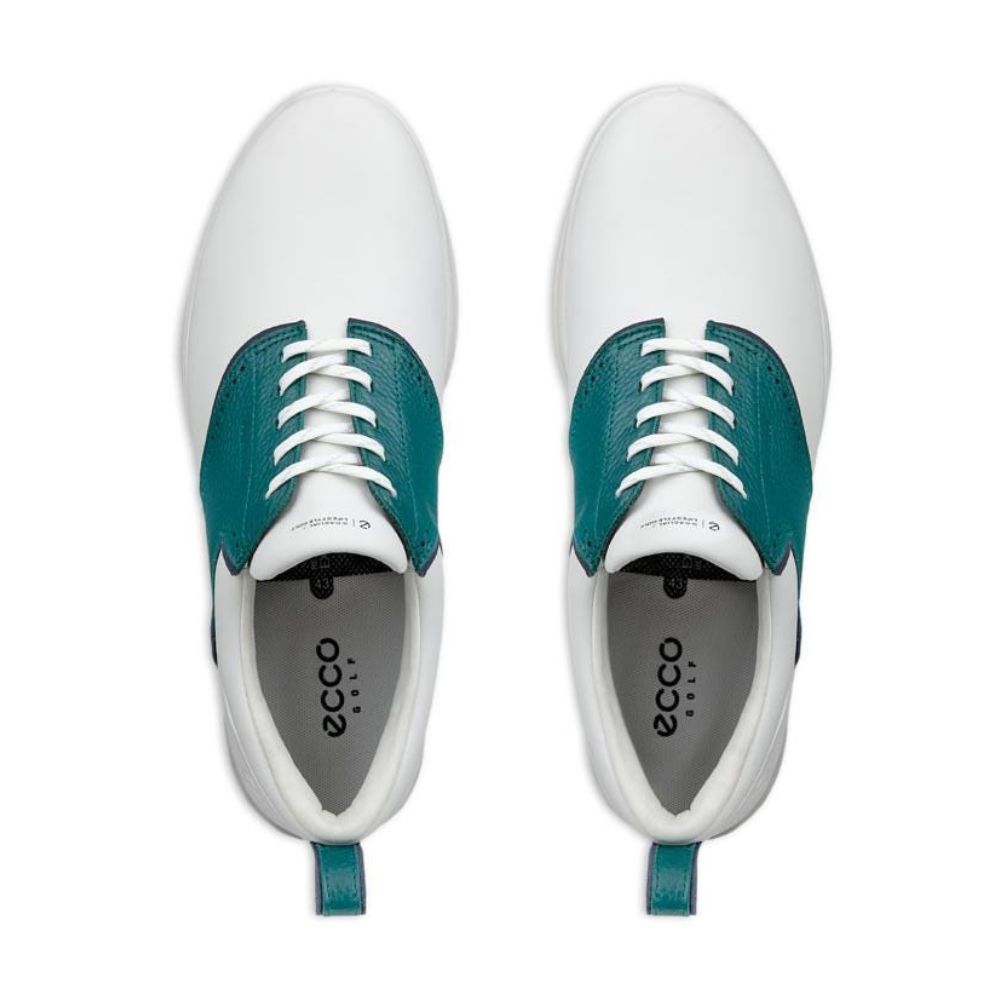 Ecco S-Casual Saddle Men's Spikeless Golf Shoes - 102854-61475