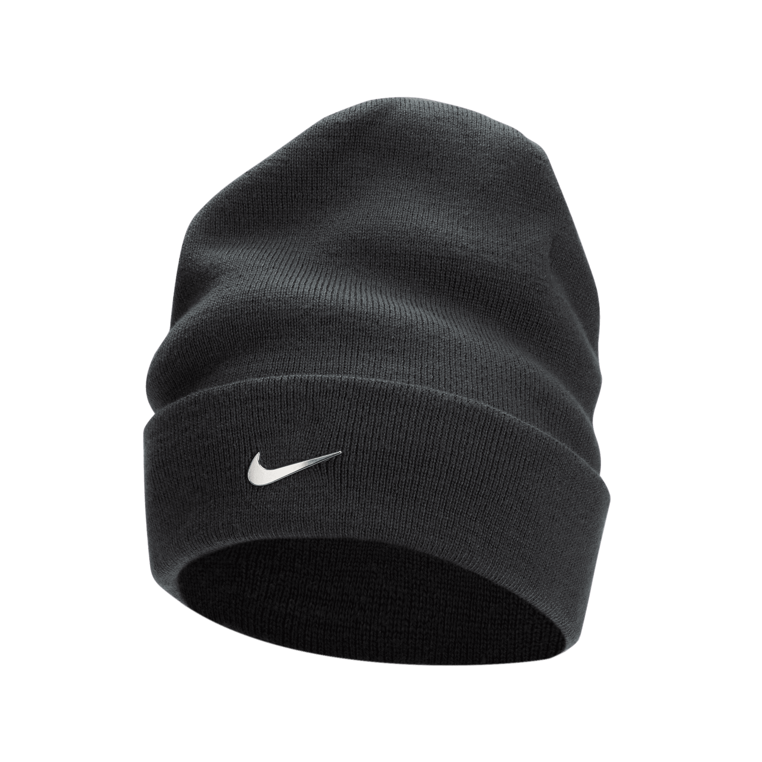 Nike Golf Peak Beanie Hat With Swoosh FB6527 Anthracite Grey 071 OSFA 