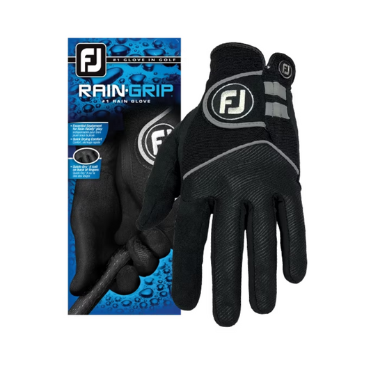 FootJoy RainGrip Black Glove S Left Hand (Right Handed Golfer)