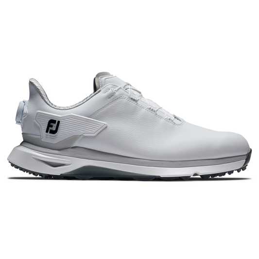 FootJoy Pro SLX BOA Mens Spikeless Golf Shoes 56915 White / White / Grey 8 