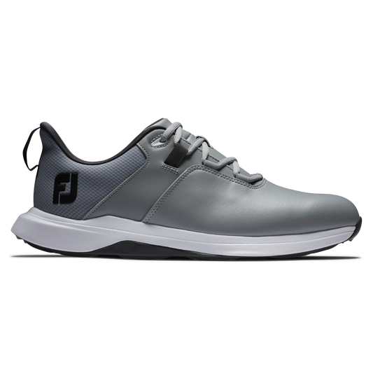 FootJoy ProLite Mens Spikeless Golf Shoes 56923 Grey / Charcoal / White 8 