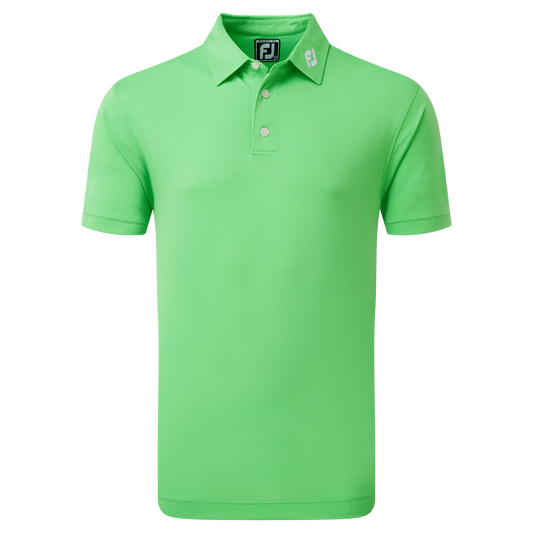 FootJoy Stretch Pique Solid Golf Polo Shirt - 80130 Green M