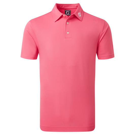 FootJoy Stretch Pique Solid Golf Polo Shirt - 80133 Watermelon M