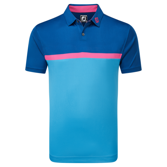 FootJoy Golf Colour Block Polo Shirt 81612 Ocean M 