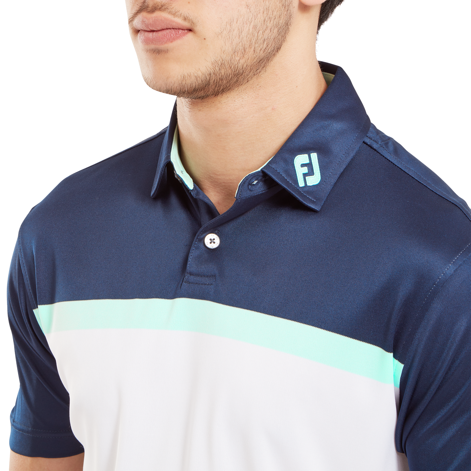 FootJoy Golf Colour Block Polo Shirt 81613   