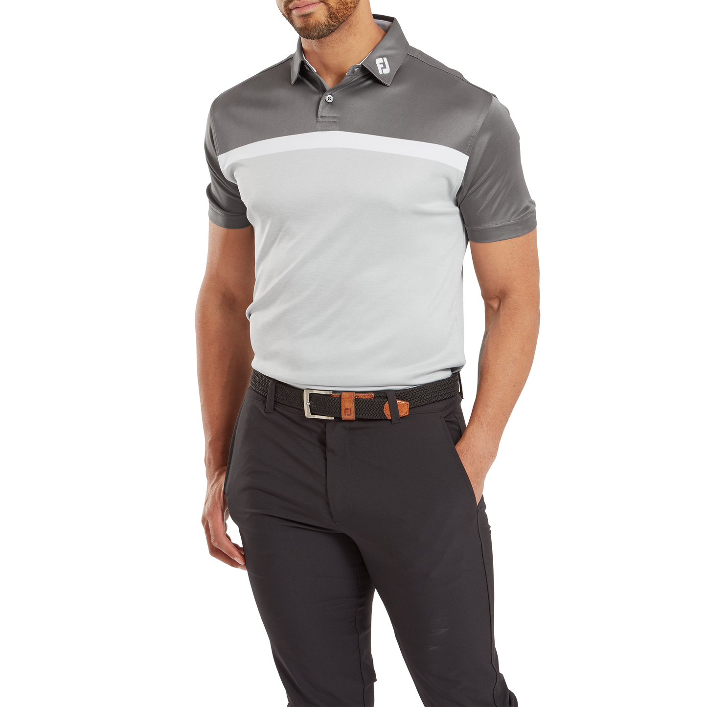 FootJoy Golf Colour Block Polo Shirt 81615   