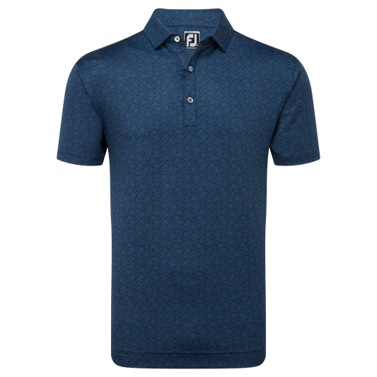 FootJoy Golf Painted Floral Polo Shirt 81617 Navy M 