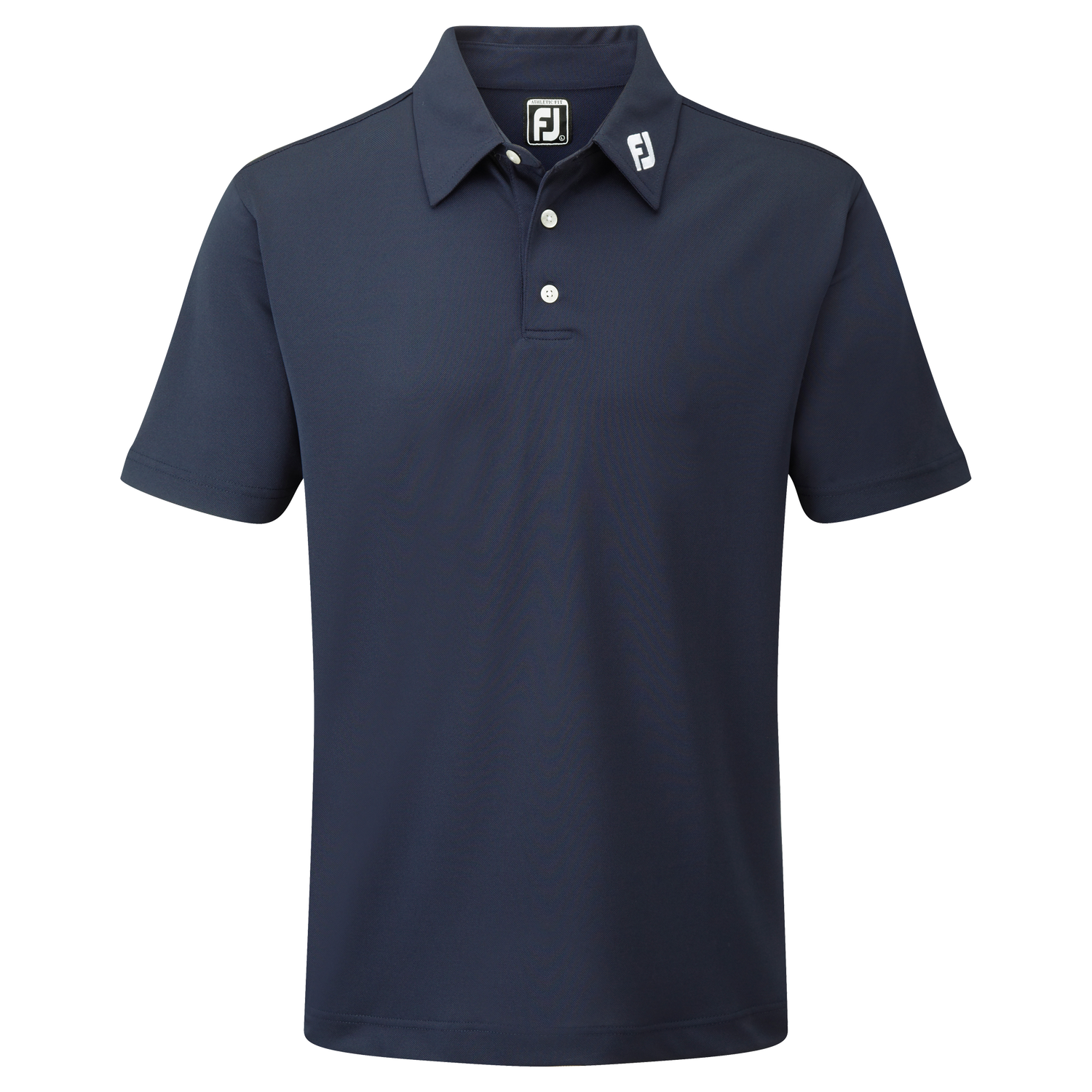 Footjoy Golf Stretch Pique Polo Shirt Navy Blue S 