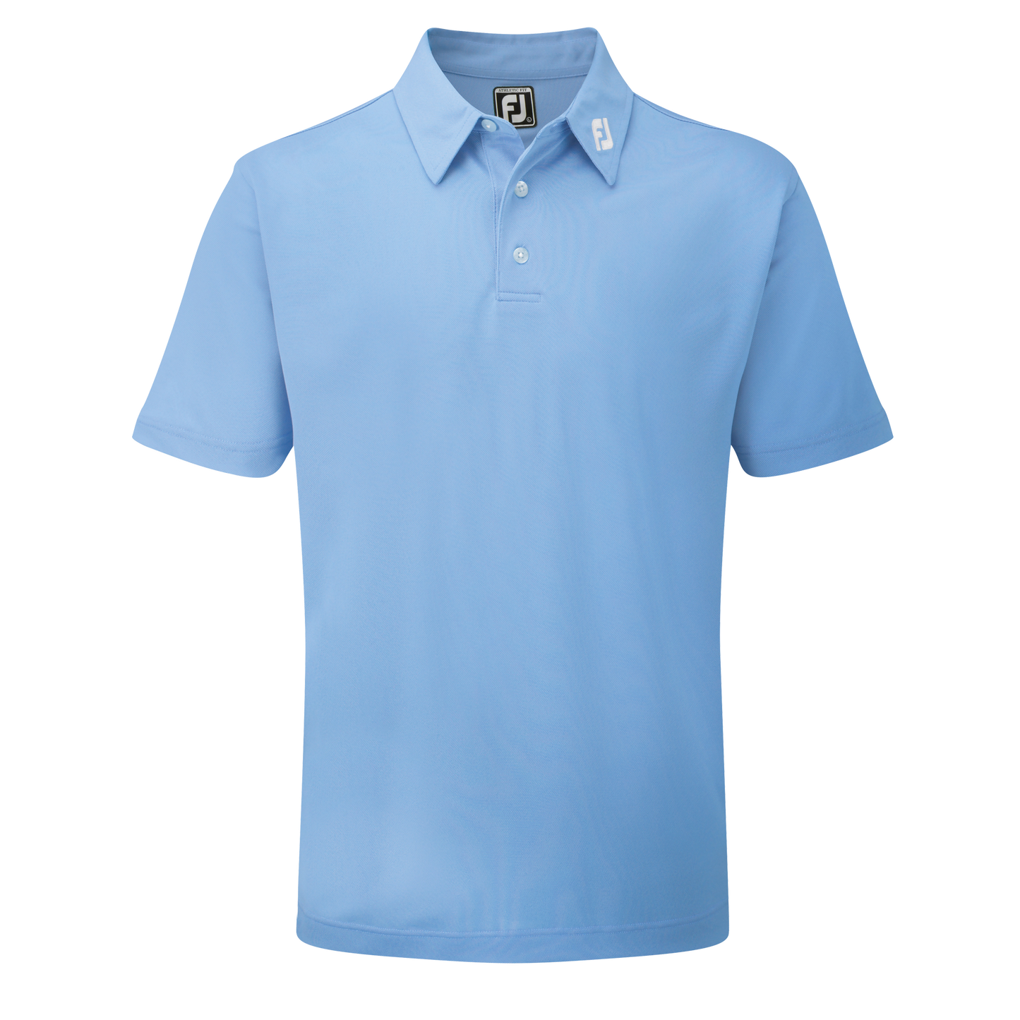 Footjoy Golf Stretch Pique Polo Shirt Light Blue S 