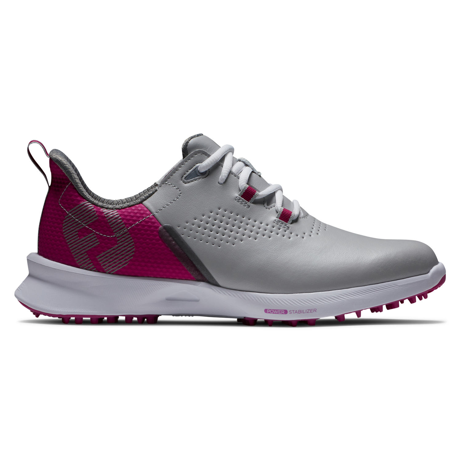 FootJoy Fuel Ladies Spikeless Golf Shoes 92599 Grey / Berry 4 