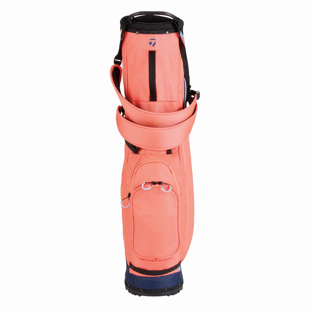 TaylorMade FlexTech SuperLite Golf Stand Bag 2025 - Coral / Navy