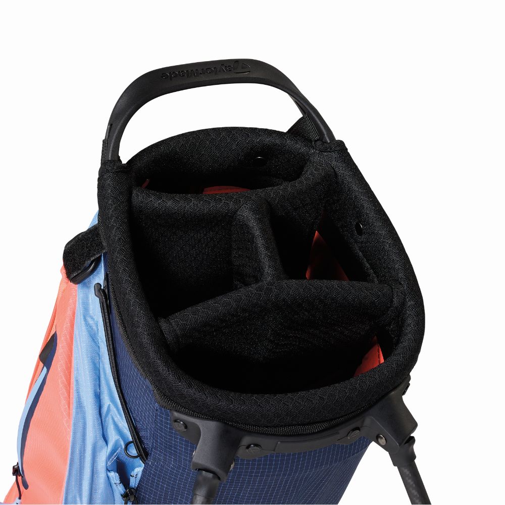 TaylorMade FlexTech SuperLite Golf Stand Bag 2025 - Coral / Navy