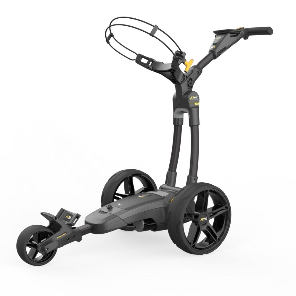 Powakaddy FX5 XL Electric Lithium Golf Trolley 2024 w/ FREE GIFT 36 Hole (Extended) Umbrella Holder 