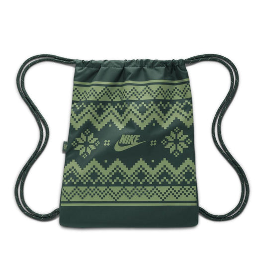 Nike Golf Heritage Drawstring Fair Isle Bag 2024 FZ7287 - 338 Vintage Green / Oil Green / Oil Green 338
