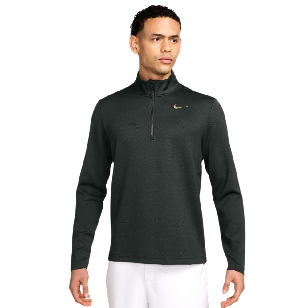 Nike Dri-FIT Victory Therma Flex 1/2 Zip Pullover Golf Top 2025 - FZ7462-321 Night Forest / Black / Olive Flak 321 M
