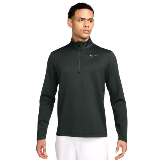 Nike Dri-FIT Victory Therma Flex 1/2 Zip Pullover Golf Top 2025 - FZ7462-321 Night Forest / Black / Olive Flak 321 M