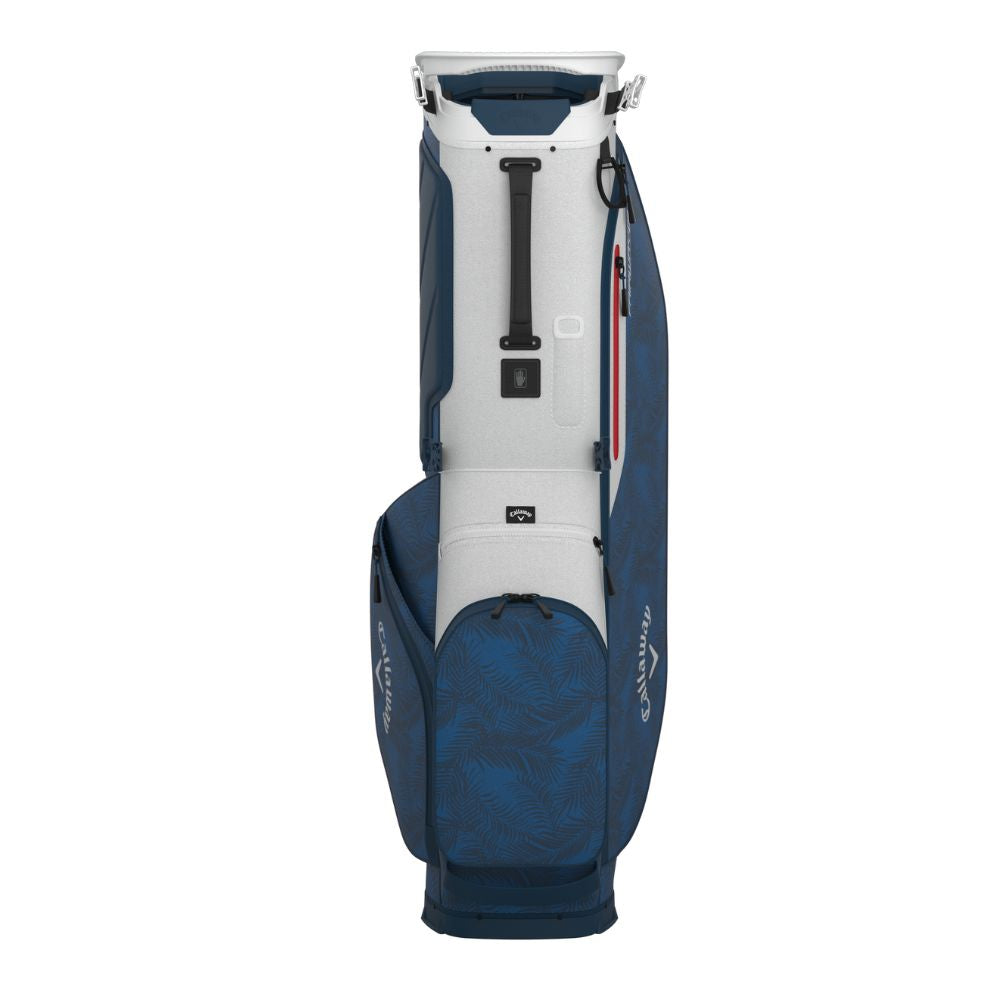 Callaway Fairway C Golf Stand Bag 2025 - Blue Palms / Light Grey / Red