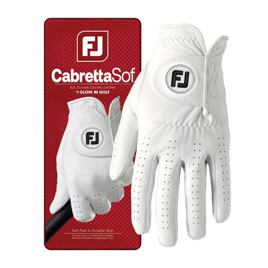 FootJoy CabrettaSof Leather Golf Glove - 3 For 2 Limited Offer S Left Hand (Right Handed Golfer)