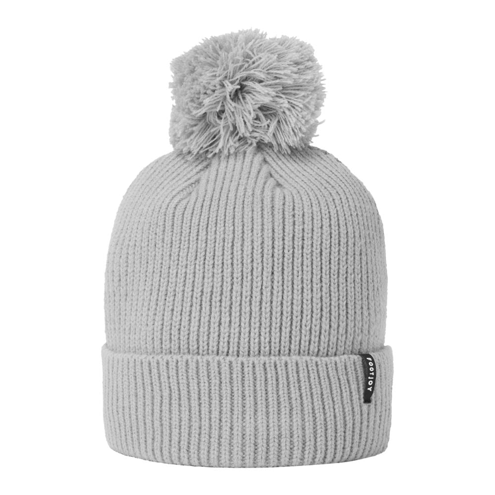 FootJoy Cuffed Bobble Golf Hat 2026 - 45957H-0G Grey