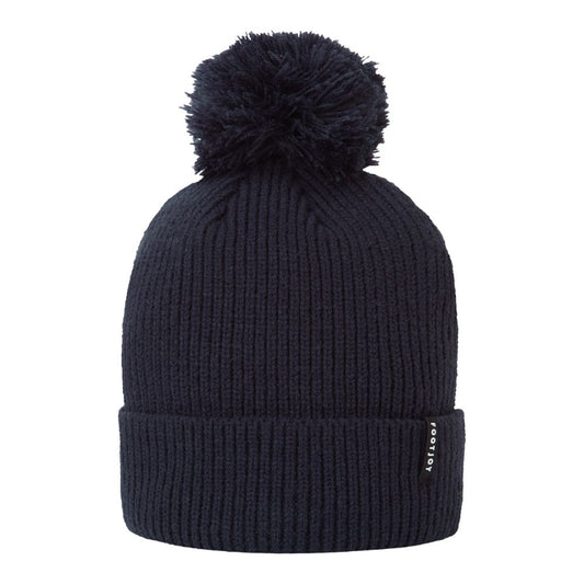 FootJoy Cuffed Bobble Golf Hat 2026 - 45957H-4N Navy