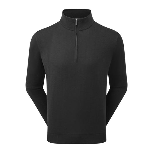 FootJoy DriRelease Half Zip Lined Golf Top 2026 - 41731 Black M