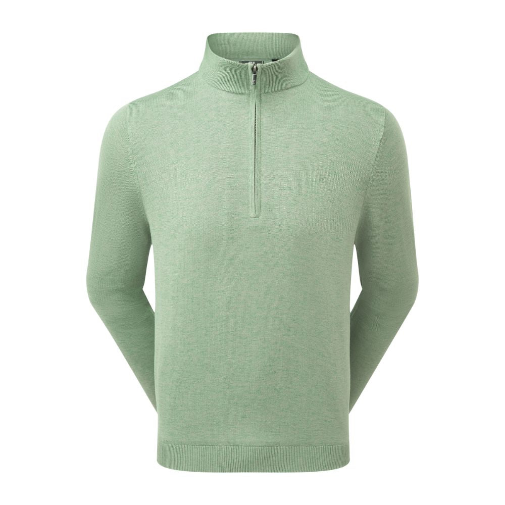 FootJoy DriRelease Half Zip Lined Golf Top 2026 - 41734 Heather Lichen M