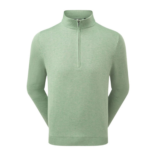 FootJoy DriRelease Half Zip Lined Golf Top 2026 - 41734 Heather Lichen M