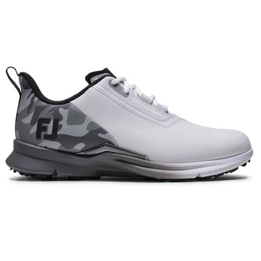 FootJoy Fuel Men's Spikeless Golf Shoes 2026 - 55394 White / Grey / Black 6