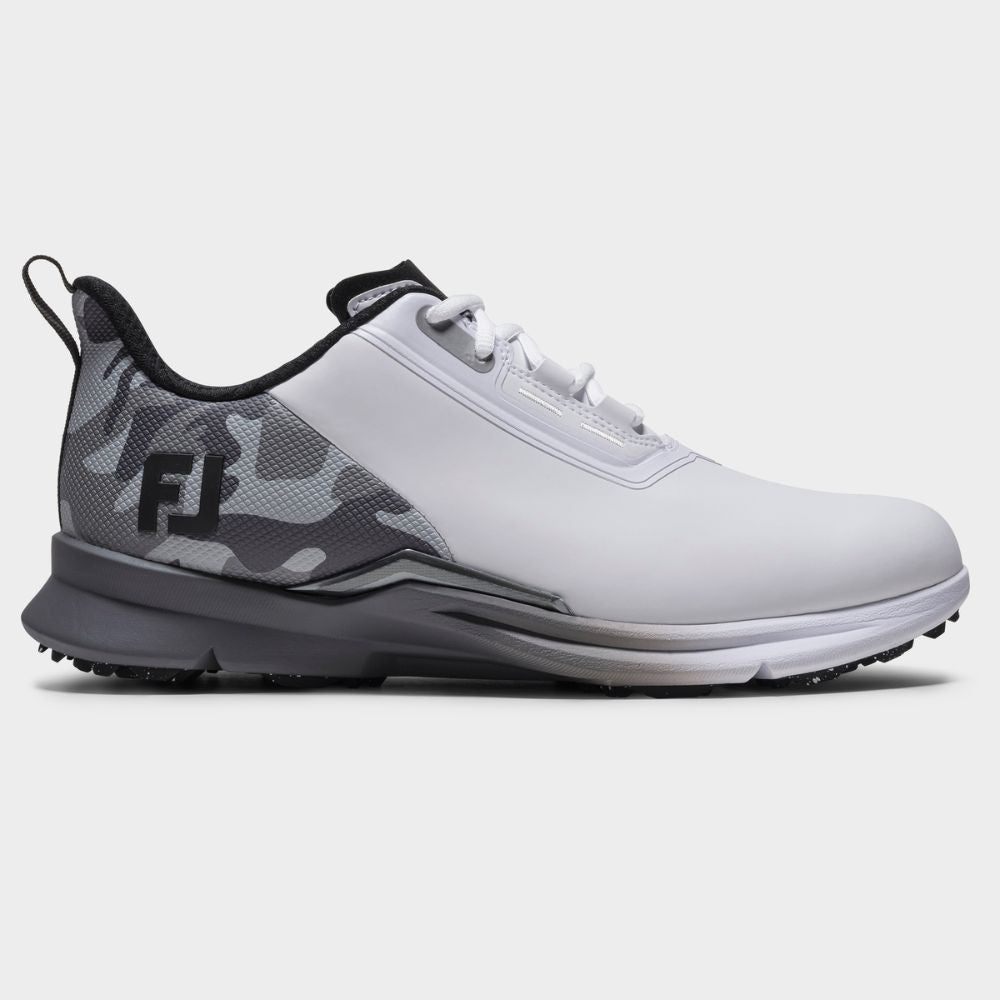 FootJoy Fuel Men's Spikeless Golf Shoes 2026 - 55394 White / Grey / Black 6