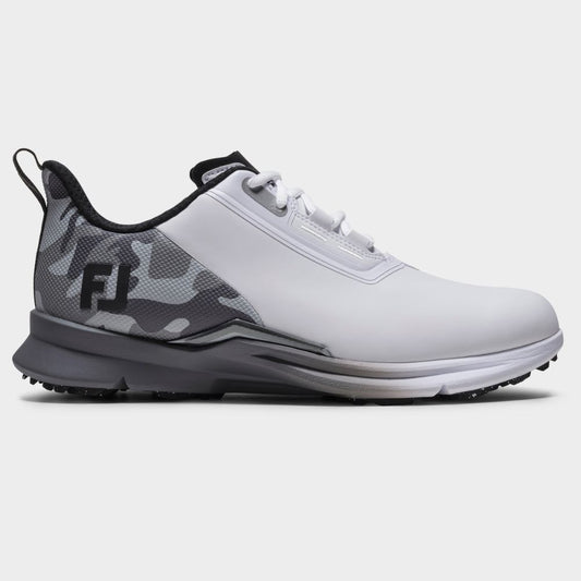 FootJoy Fuel Men's Spikeless Golf Shoes 2026 - 55394 White / Grey / Black 6