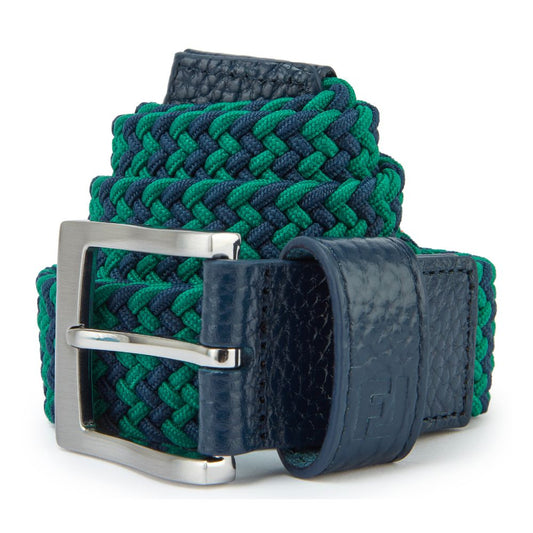 FootJoy Golf Fashion Belt 2026 - 69587L Navy / Field Green Long