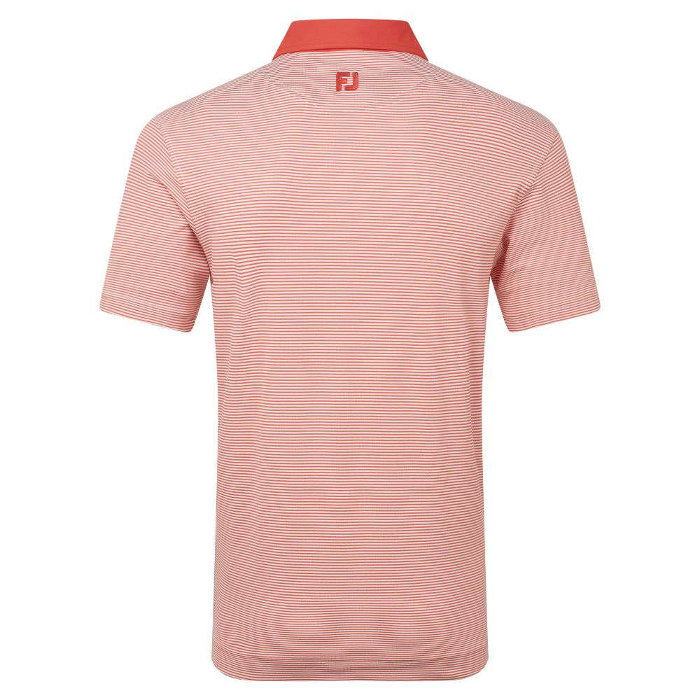 FootJoy Golf Feeder Stripe Pique Polo Shirt 2026 - 39245