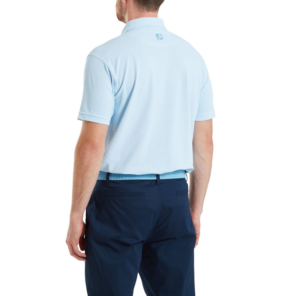 FootJoy Golf Scallop Geo Pique Polo Shirt 2026 - 39239