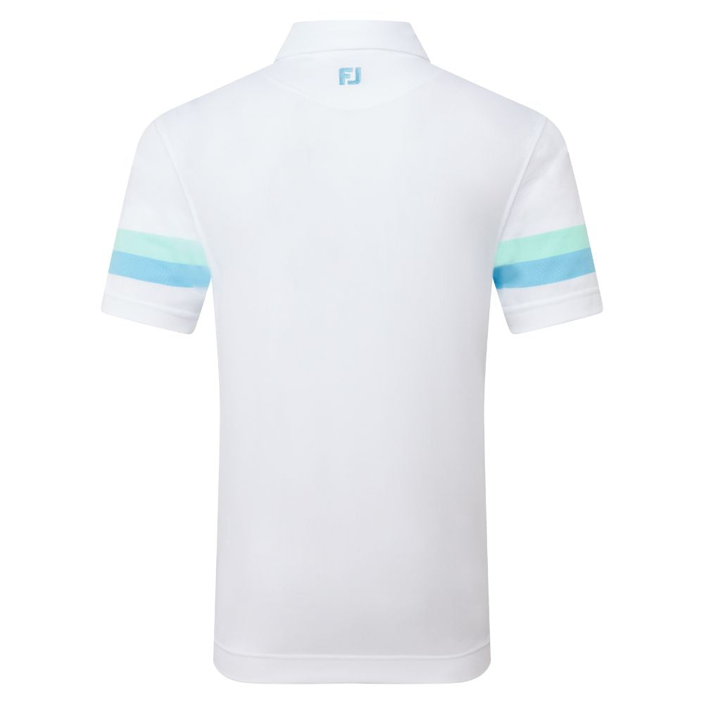 FootJoy Golf Sleeve Stripe Pique Polo Shirt 2026 - 39280