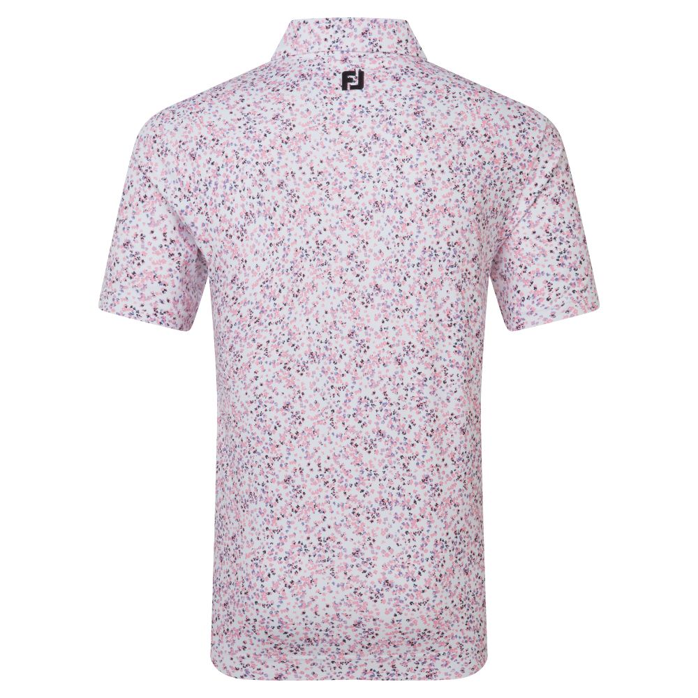 FootJoy Golf Watercolour Floral Print Pique Polo Shirt 2026 - 39273