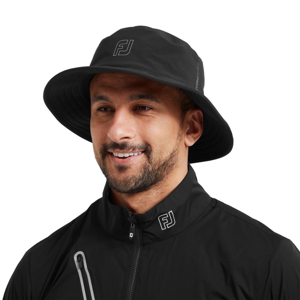 FootJoy HydroSeries Golf Bucket Hat 2025 - Black