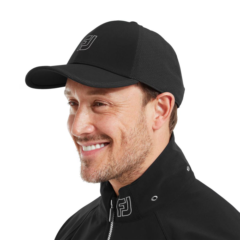 FootJoy HydroSeries Golf Rain Cap 2025 - Black