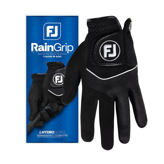 FootJoy Men's RainGrip Golf Glove - 66105E-001 S Left Hand (Right Handed Golfer)