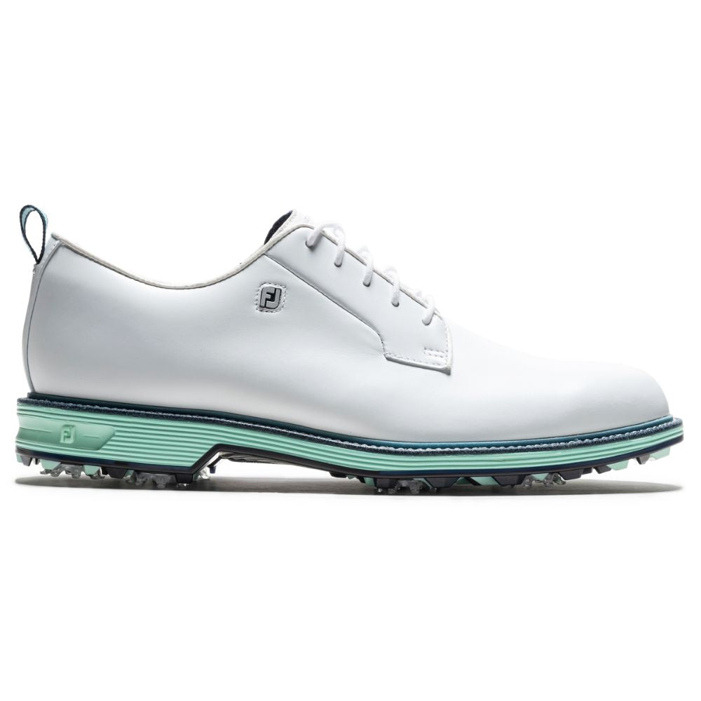 FootJoy Premiere Series Field Men's Spiked Golf Shoes 2026 - 54557 White / Mint / Blue 6