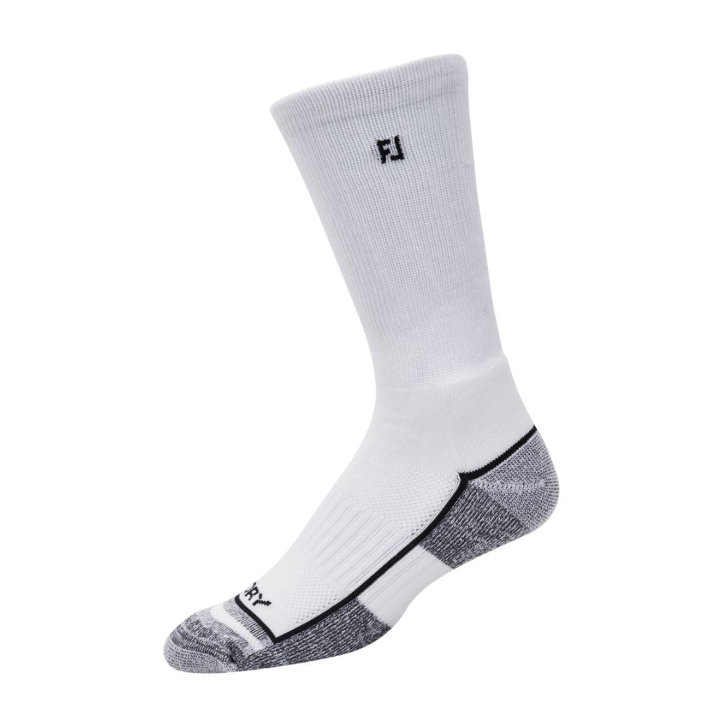 FootJoy ProDry Performance Golf Comfort Crew Socks - 18096 White