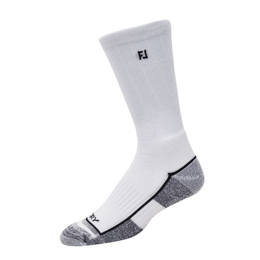 FootJoy ProDry Performance Golf Comfort Crew Socks - 18096 White