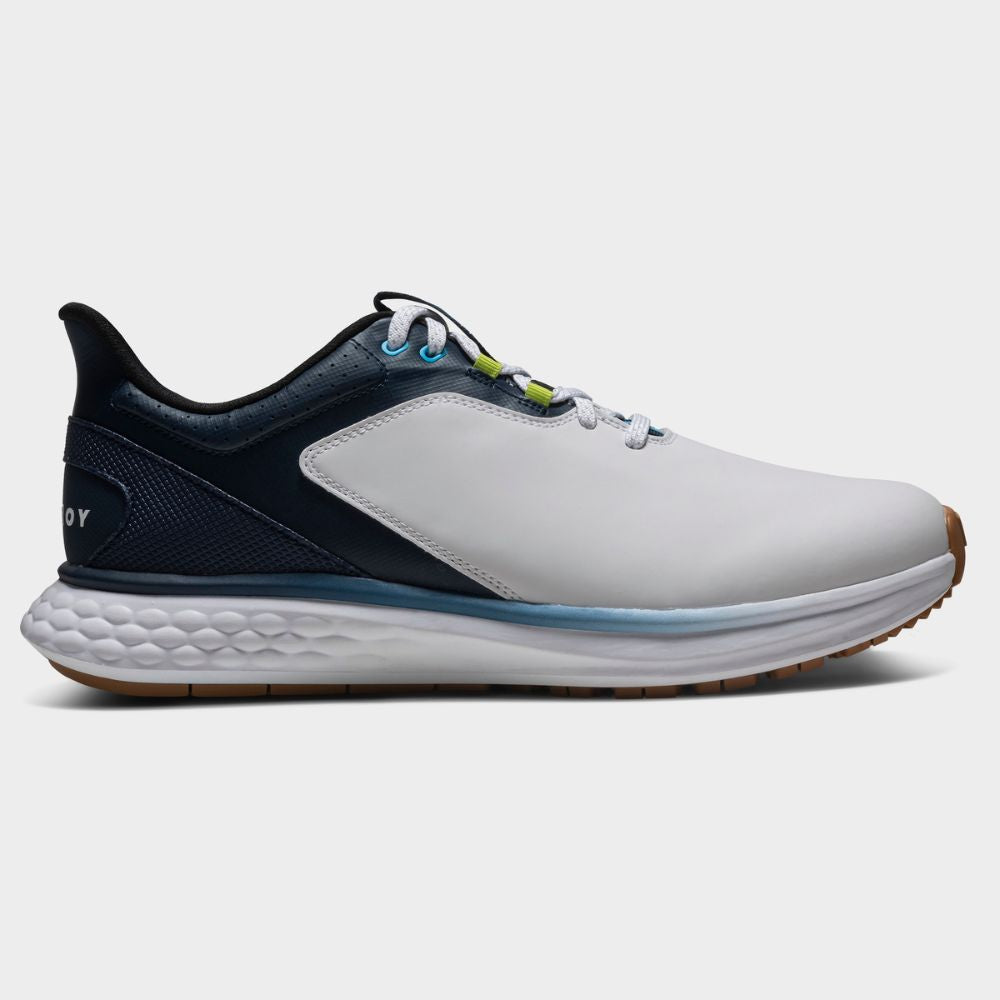 FootJoy Pulse Men's Spikeless Golf Shoes 2026 - 54706 White / Gum / Navy 6